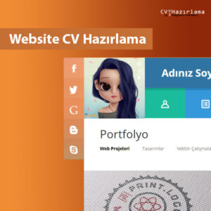 Web Site CV Hazırlanma